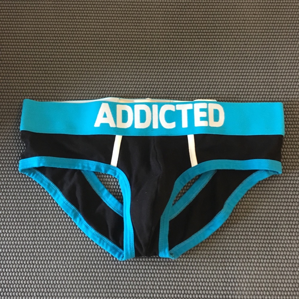 Men’s Addicted Brand Jock Brief - Size M - Black